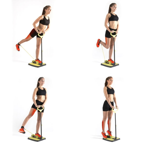 Buttocks & Legs Fitness Platform with Exercise Guide